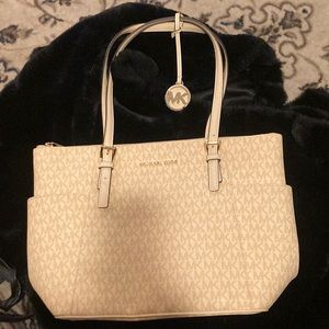 Michael kors yellow and cream